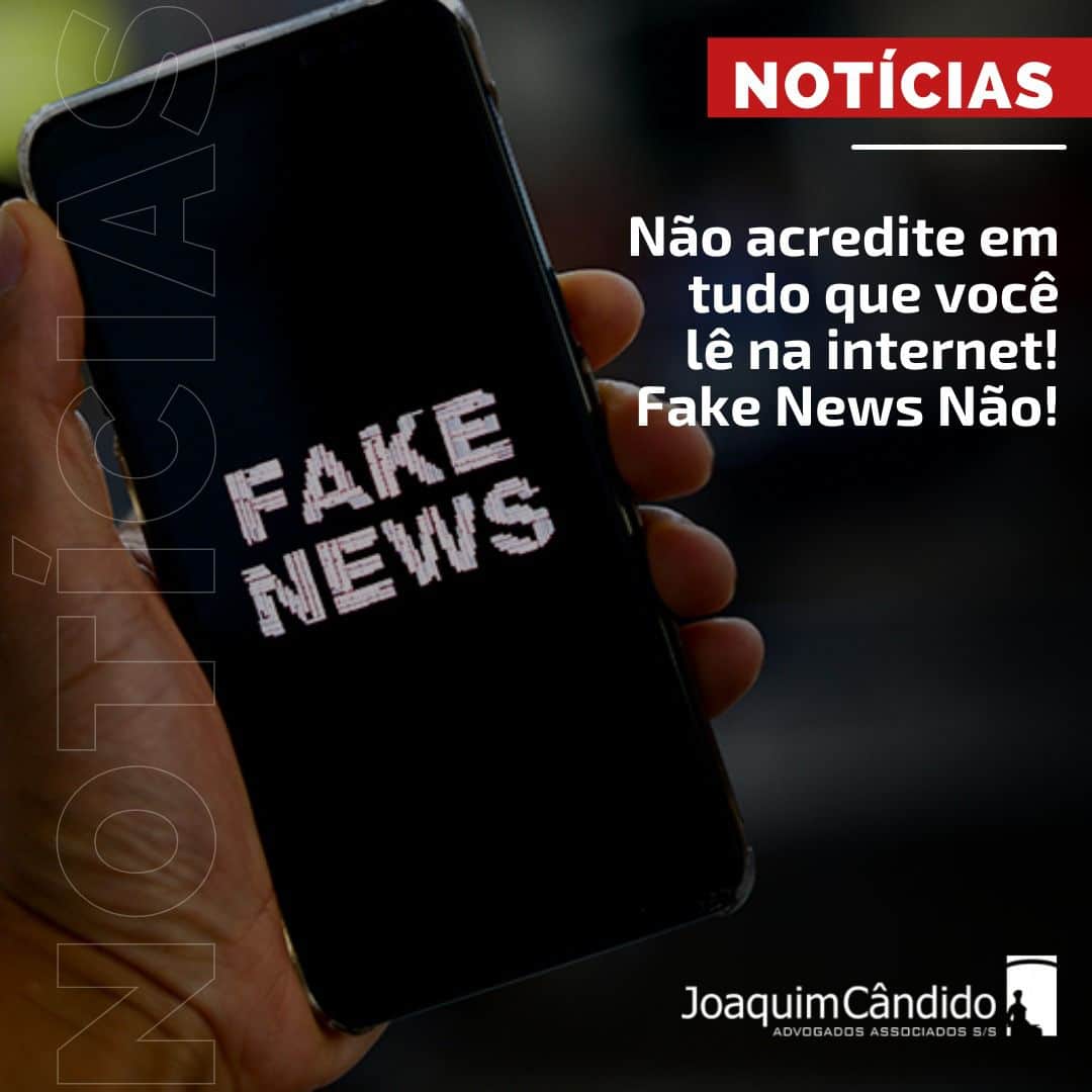 #FakeNewsNão